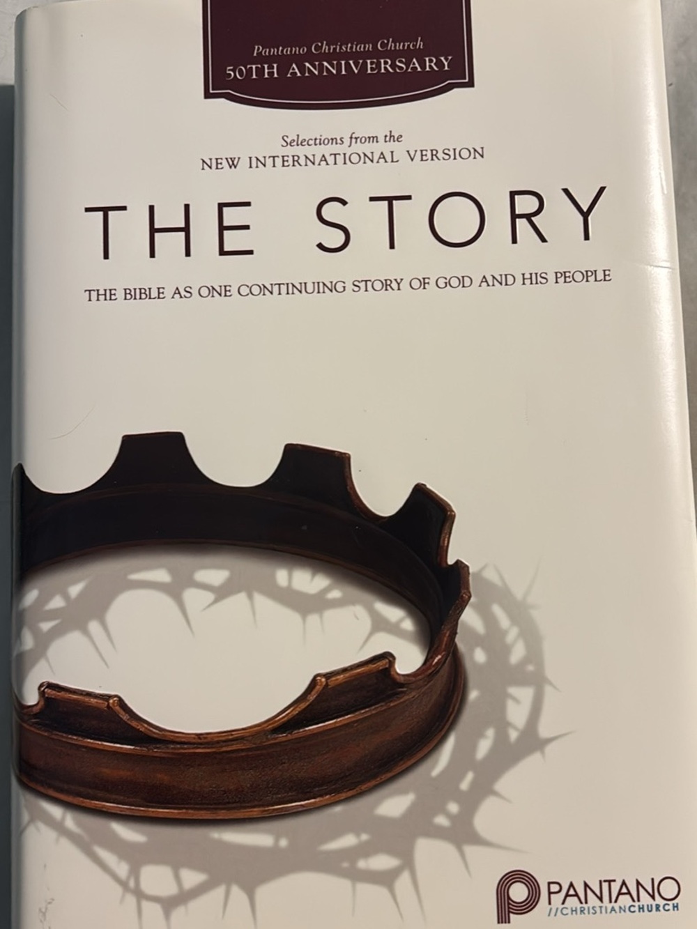 The Story NIV Selections Hardcover - White with Brown Accent
